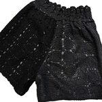 77 circa circa make antique lace patchwork shorts -black 4