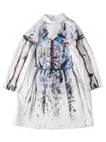 TAKAHIROMIYASHITATheSoloist medical gown shirt -trompe-l'oeil paint type 1 3