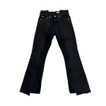 OLDPARK W pocket flare jeans black -S 4