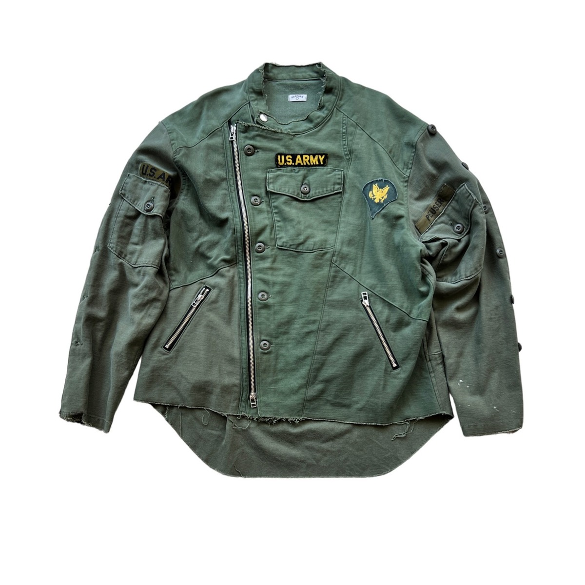 OLDPARK oversized riders shirt military-M 1