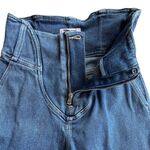 FUMIKA_UCHIDA stretch denim corset pants -light blue 3