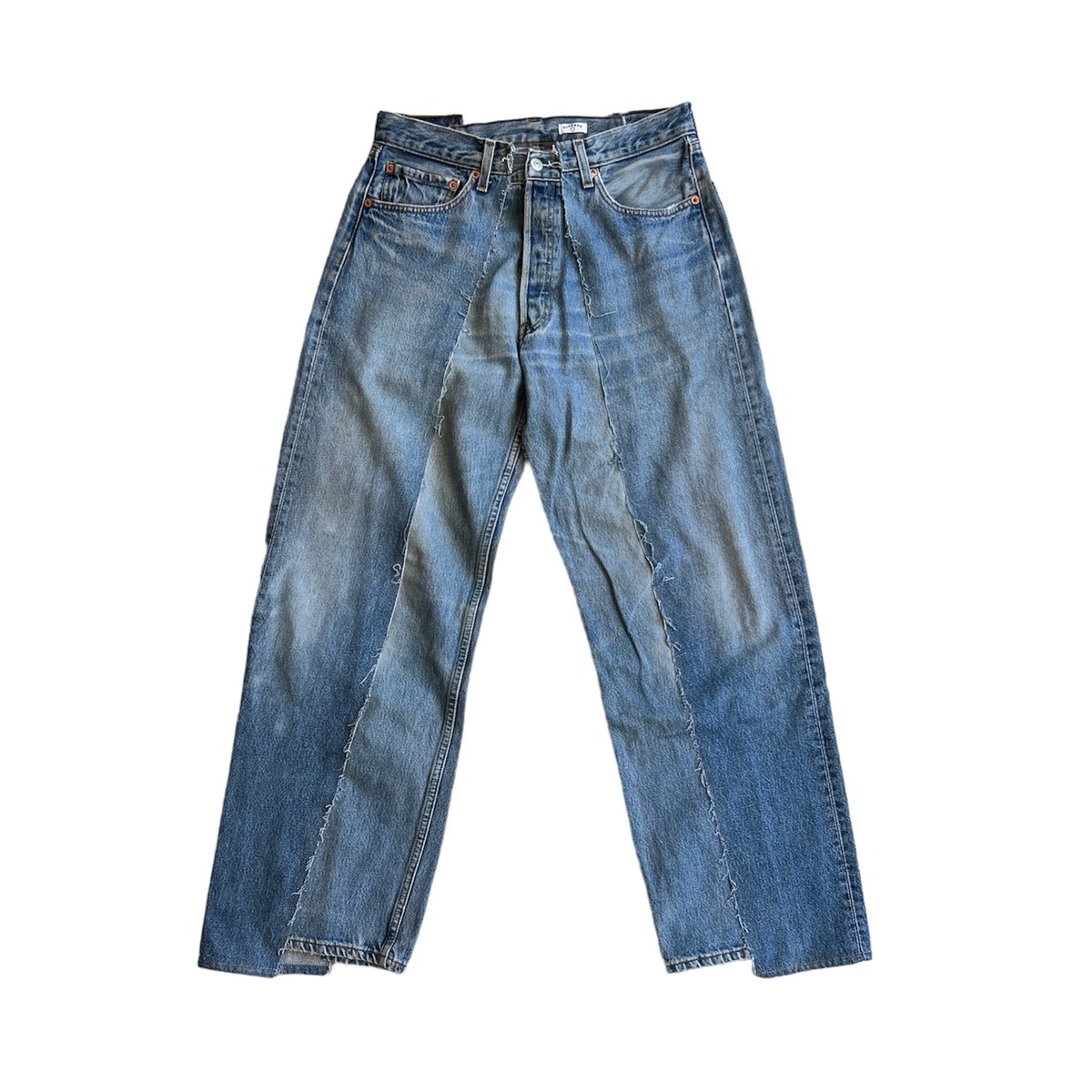 OLDPARK baggy jeans blue-M - 画像1枚目