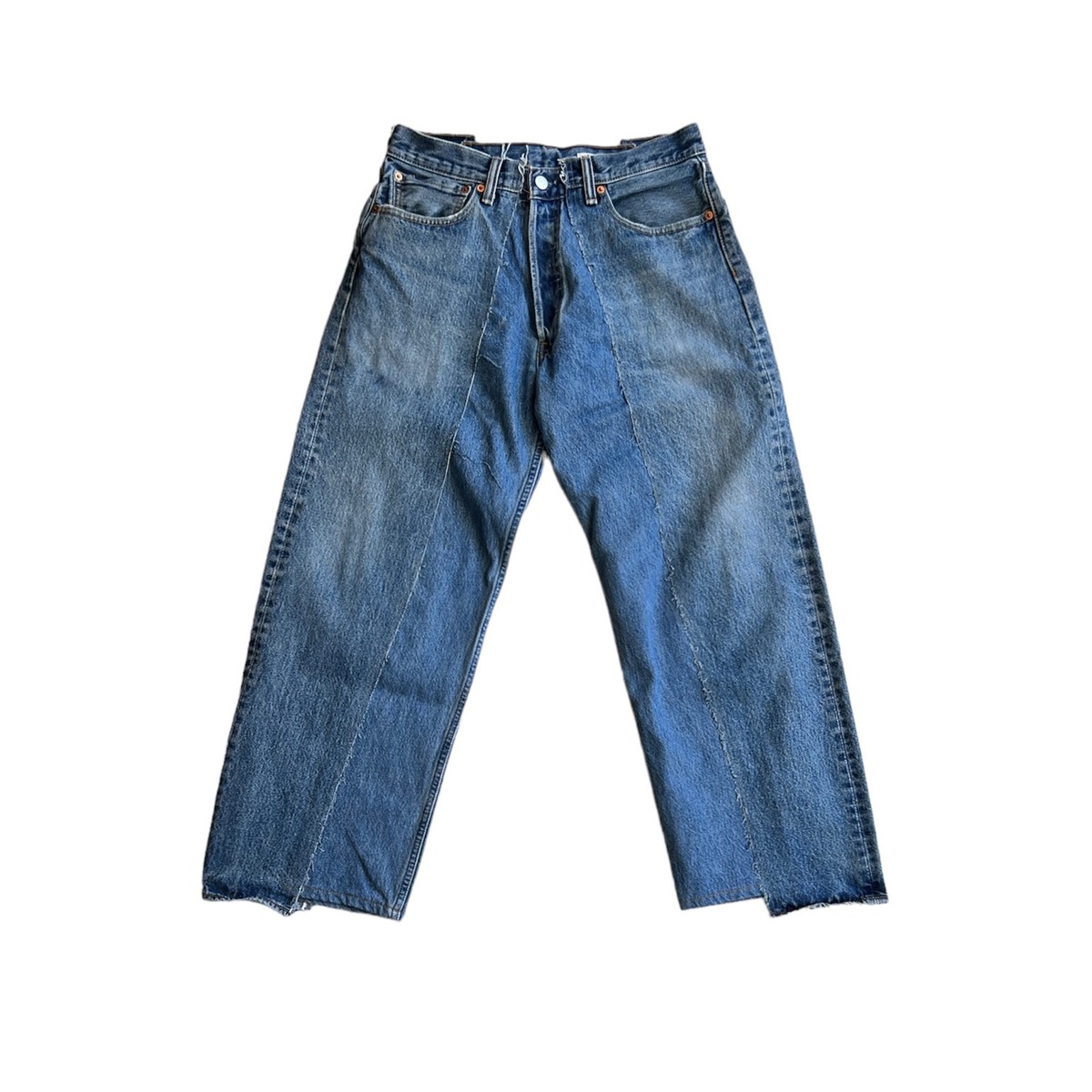 OLDPARK baggy jeans blue-M - 画像3枚目