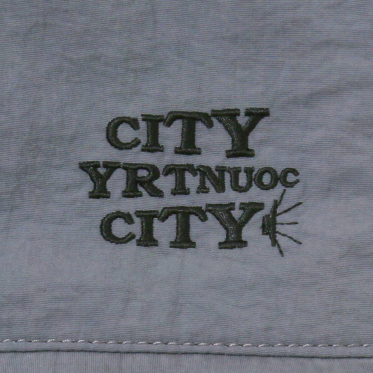 CITY COUNTRY CITY Embroidered Logo Nylon Pants-Gray - 画像5枚目