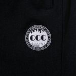CITY COUNTRY CITY Embroidered Logo Switching track Pants-black 5