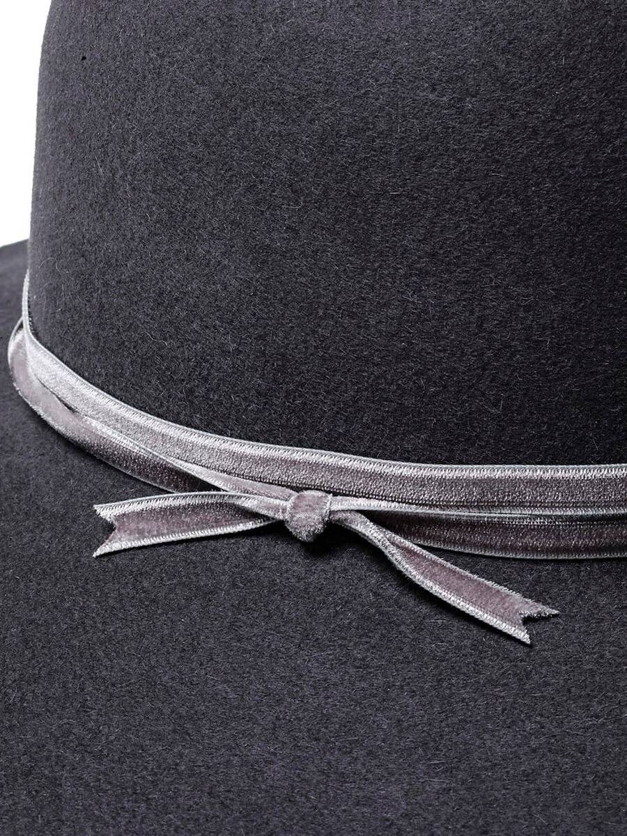 TAKAHIROMIYASHITATheSoloist bowler hat / vervet ribbon - gray