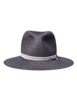 TAKAHIROMIYASHITATheSoloist nobled hat / vervet ribbon - gray 2