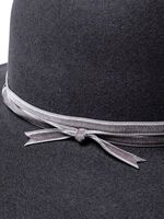 TAKAHIROMIYASHITATheSoloist nobled hat / vervet ribbon - gray 5