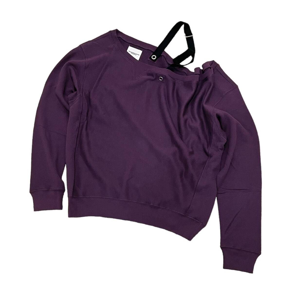 TAKAHIROMIYASHITATheSoloist drop shoulder crewneck sweat shirt - purple 1