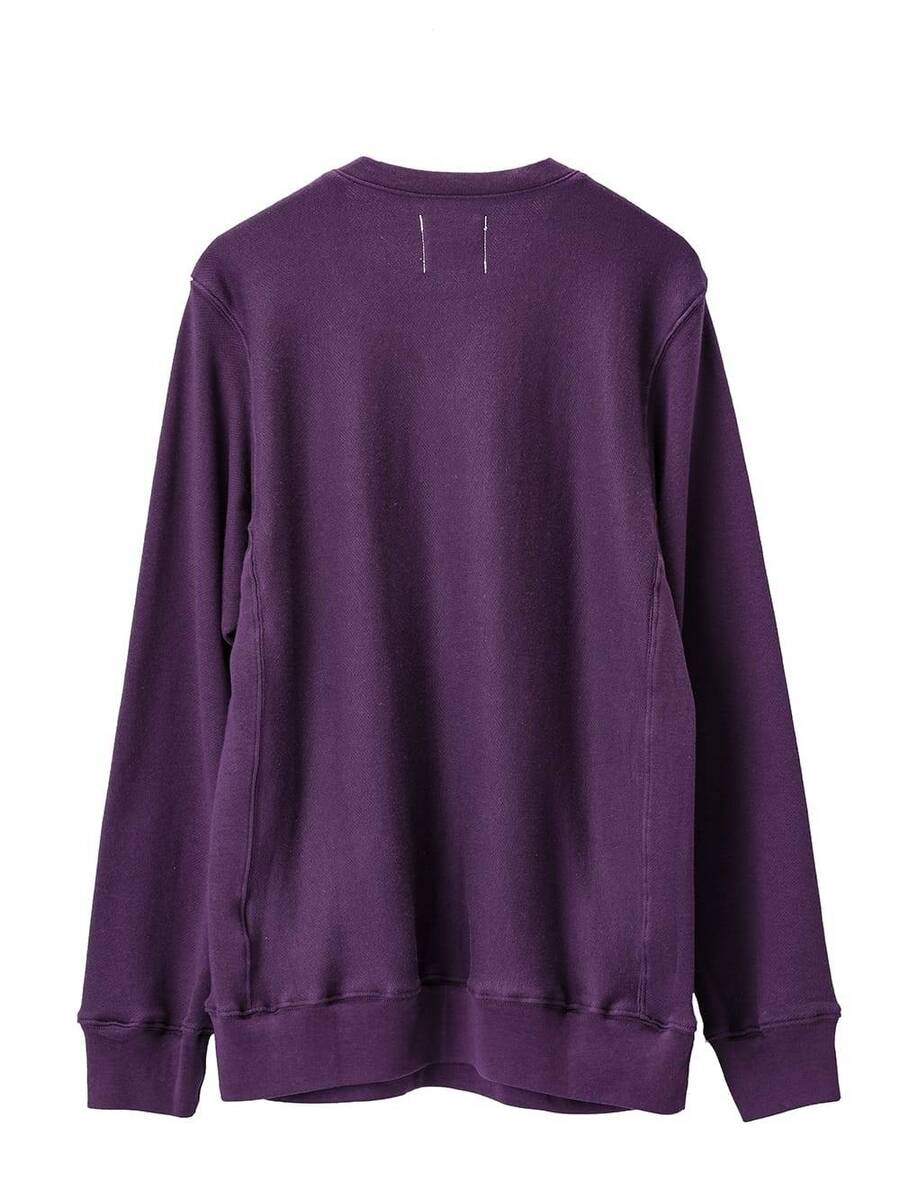 TAKAHIROMIYASHITATheSoloist crewneck sweat shirt - purple - 画像3枚目