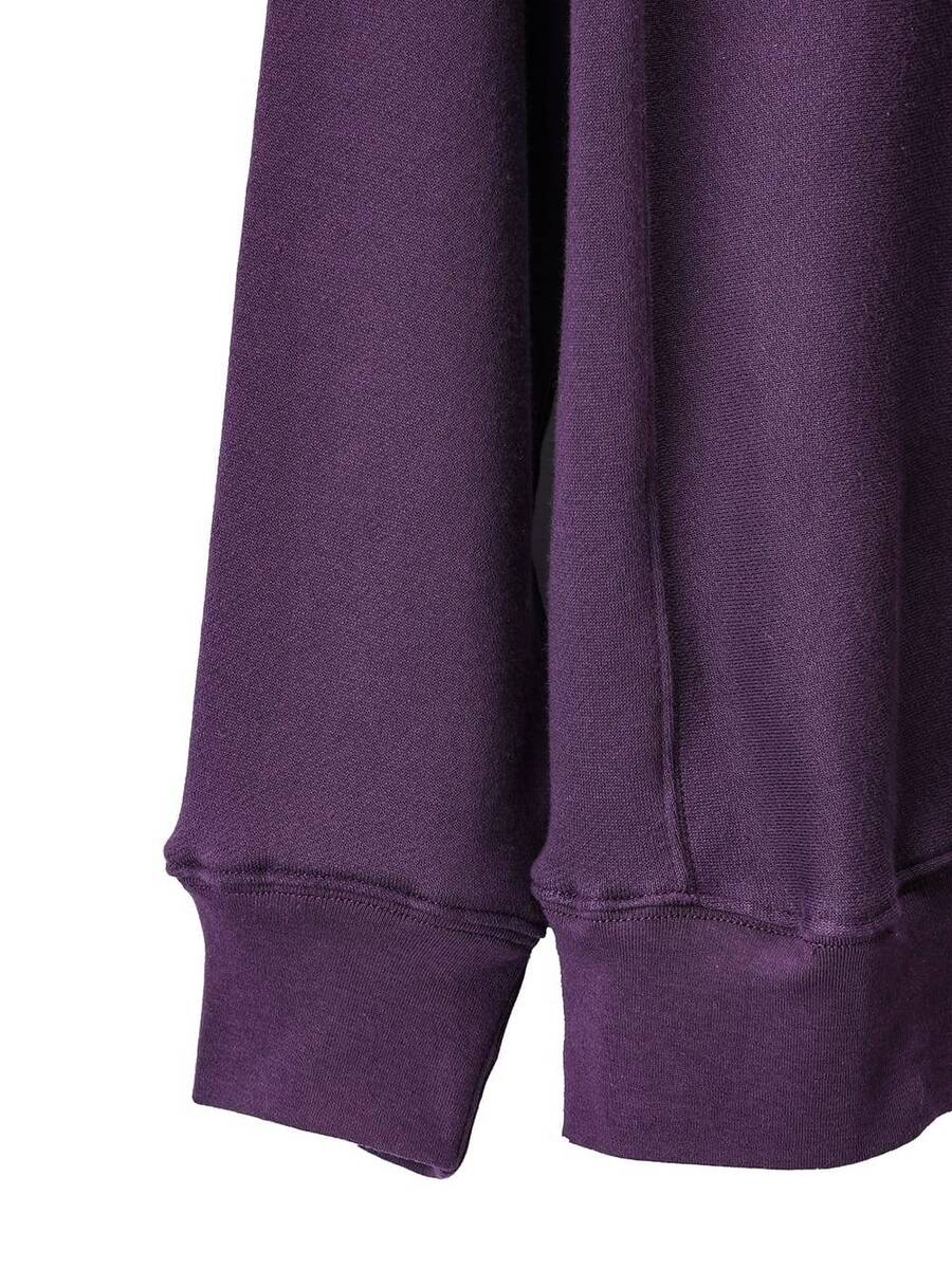 TAKAHIROMIYASHITATheSoloist crewneck sweat shirt - purple - 画像2枚目