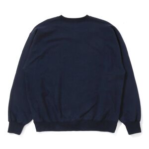 CITY COUNTRY CITY cotton Sweat Shirt College Logo -navy - 画像2枚目
