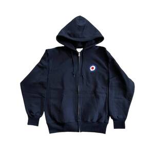 TODAY edition target mark zip up sweat parka - 画像1枚目