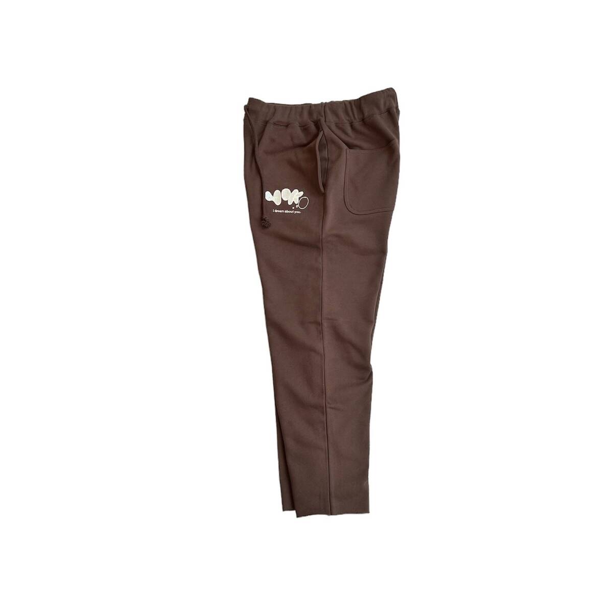 TODAY edition "YOKO" sweat pants -brown 1