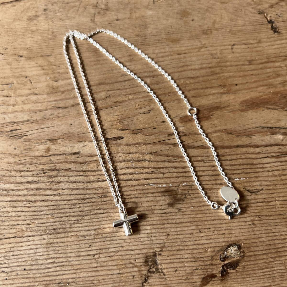 END cross head necklace S - 画像4枚目