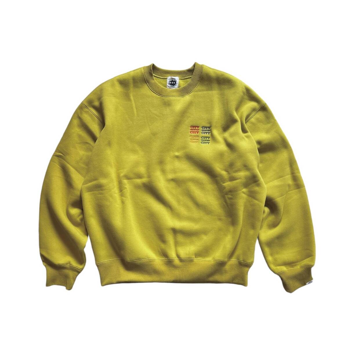 専用city country city スウェット CITY COUNTRY CITY embroidered logo sweat shirts cccc