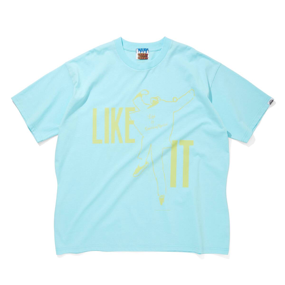 CITY COUNTRY CITY cotton S/S T-shirts like it -blue 1