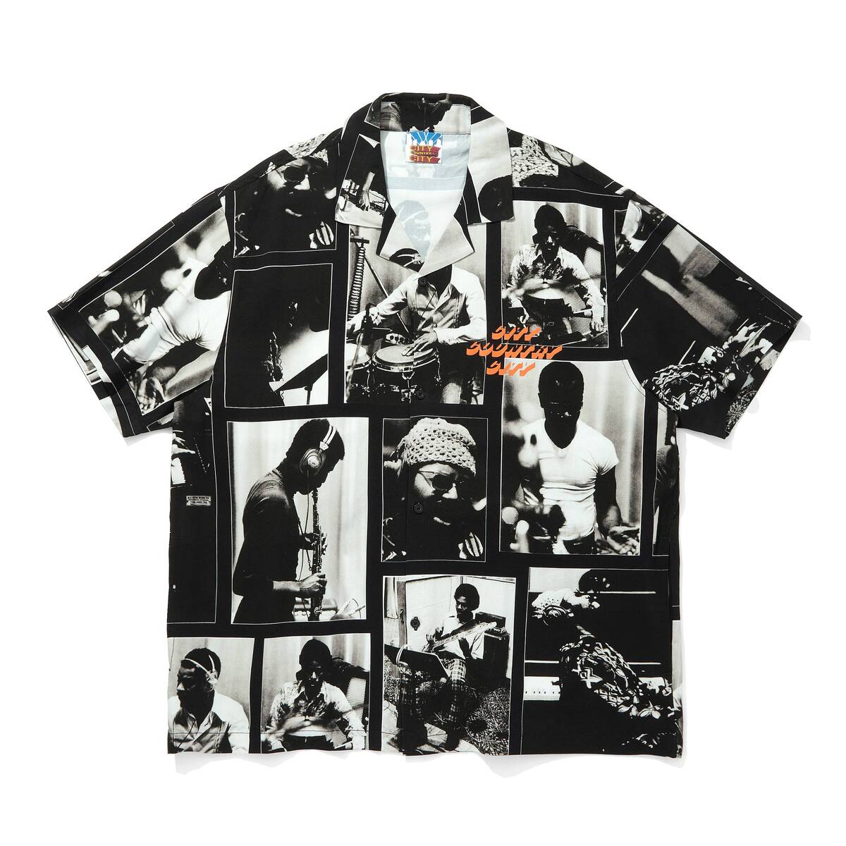 CITY COUNTRY CITY x Lonnie Liston Smith open colar S/S shirts -cosmick funk 1