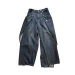 OLDPARK wrap jeans fared black 4