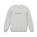 BLEECKER INC. Front Logo Crewneck Sweat -ash 1