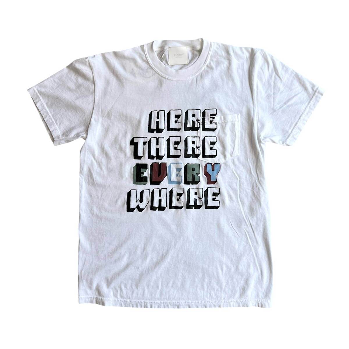 TODAY edition TODAY Alphabet #02 S/S tee 1