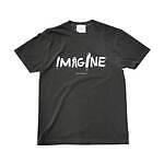 TODAY edition "IMAGINE" S/S tee -charcoal 1