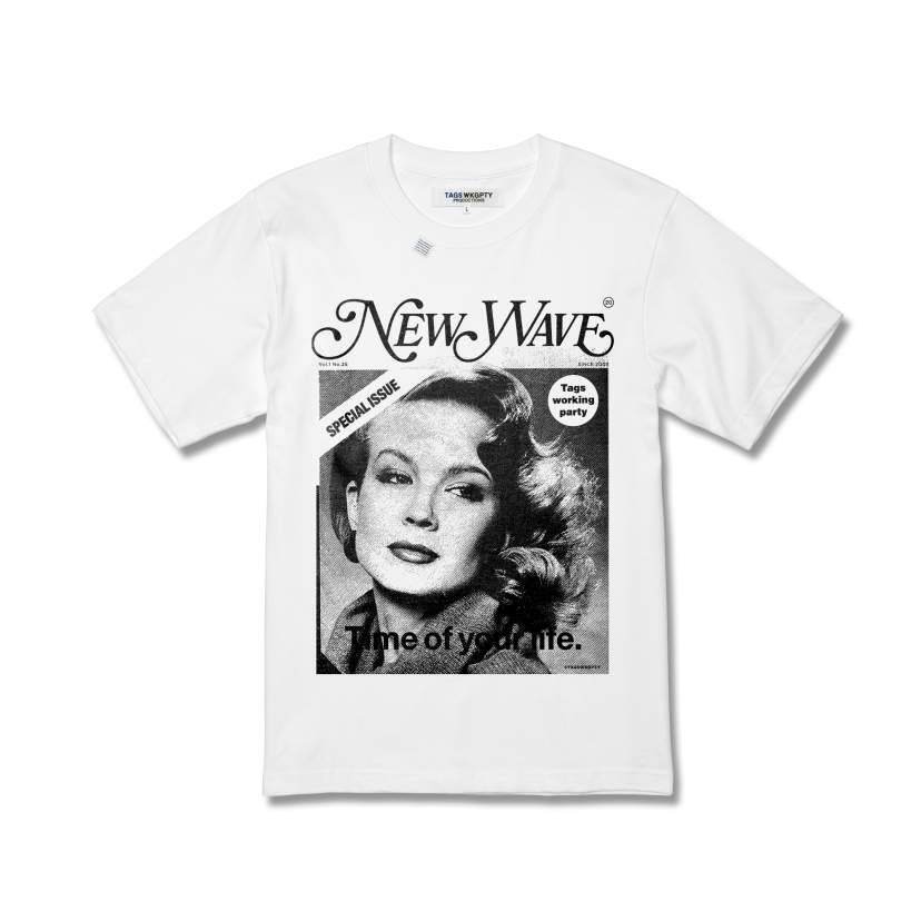 TAGS WKGPTY New Wave Tee -white 1