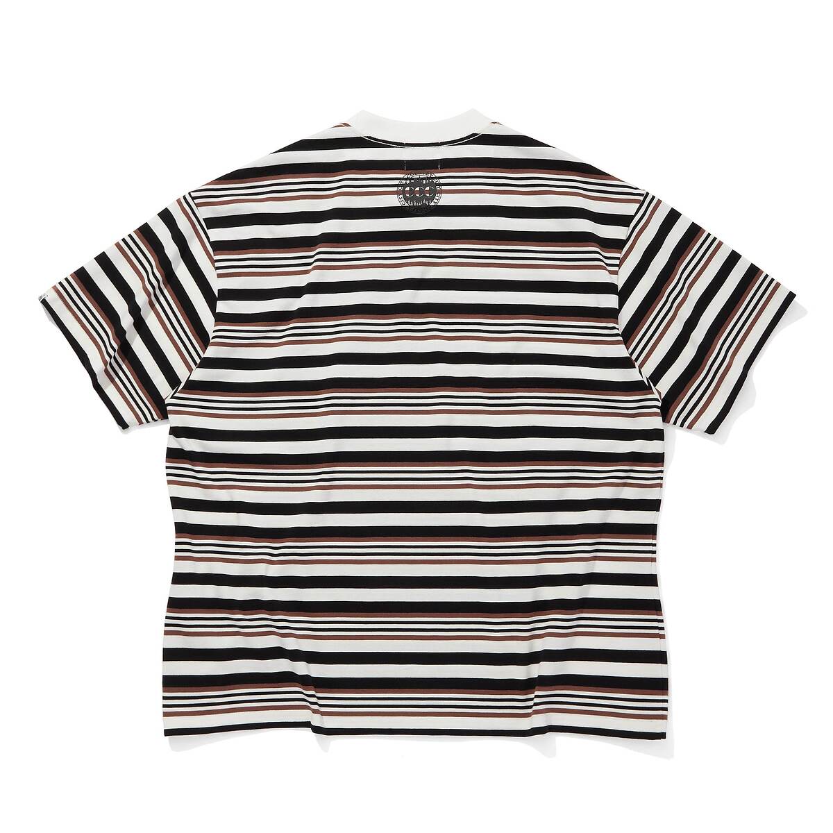 CITY COUNTRY CITY Embroidered Logo Multi Border T-shirts white - 画像2枚目