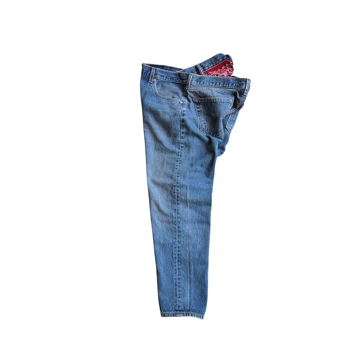 OLDPARK offset jeans blue -S - 画像4枚目