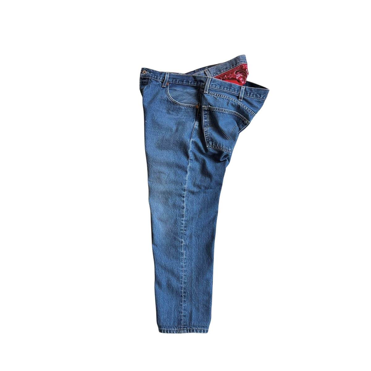 OLDPARK offset jeans blue -L - 画像4枚目