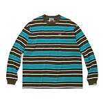 CITY COUNTRY CITY Embroidered Logo Multi Border L/S T-shirts brown 1
