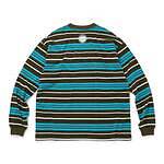 CITY COUNTRY CITY Embroidered Logo Multi Border L/S T-shirts brown 2