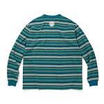 CITY COUNTRY CITY Embroidered Logo Multi Border L/S T-shirts green 2