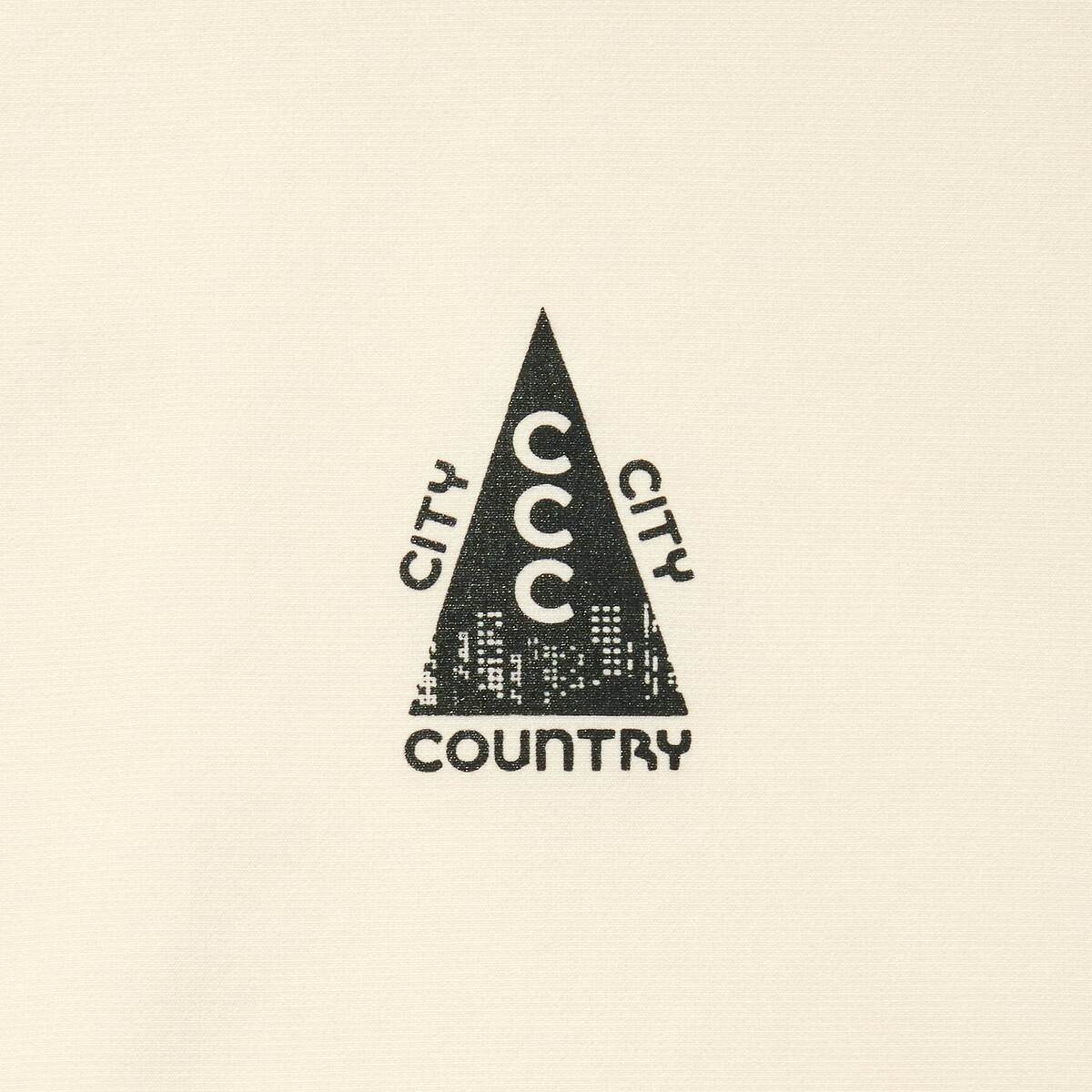 CITY COUNTRY CITY stretch crewneck -cream - 画像3枚目