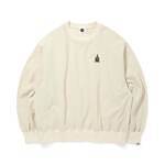 CITY COUNTRY CITY stretch crewneck -cream 1