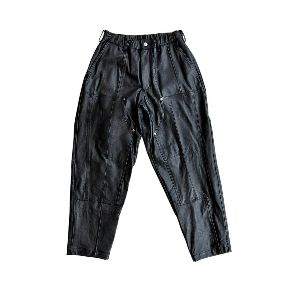 OLDPARK double knee leather pants -S 1