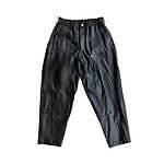 OLDPARK double knee leather pants -S 1