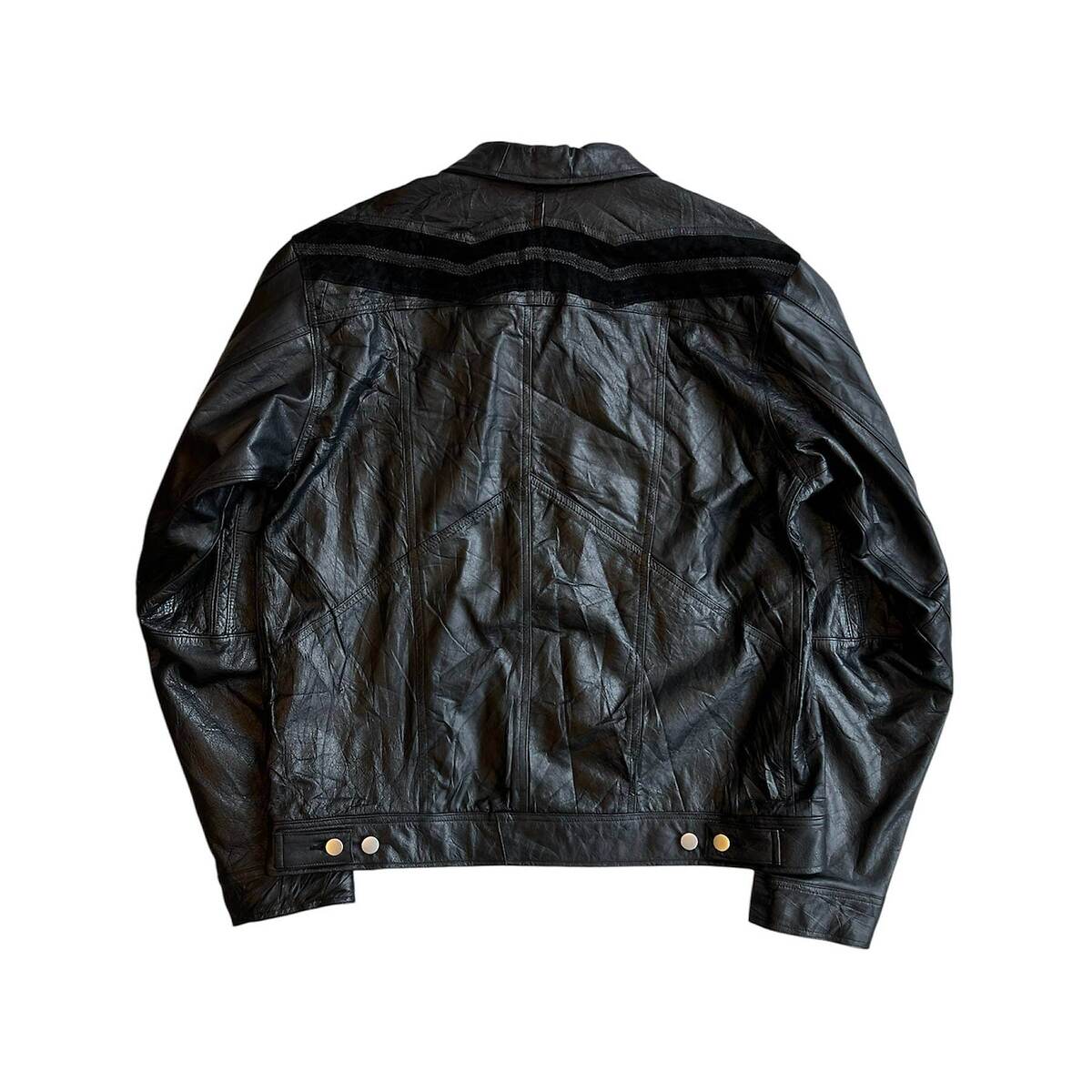 OLDPARK zip up leather work jacket 写真4 - フリーストレイン