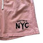 TODAY edition "NYC" sweat shorts -pink 2