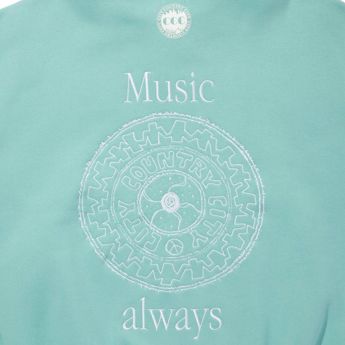 CITY COUNTRY CITY Embroidered Logo Half Zip Sweat shirts - 画像4枚目