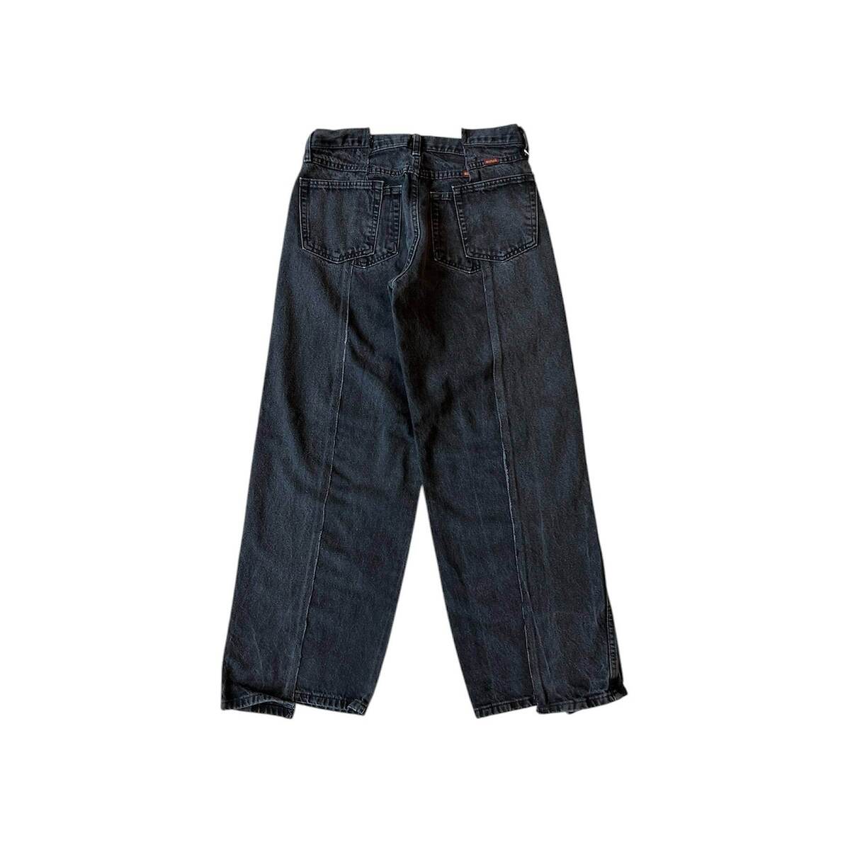 OLDPARK baggy jeans black -M - 画像2枚目