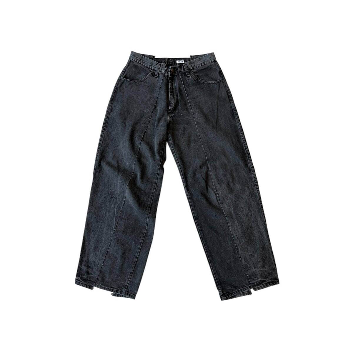 OLDPARK baggy jeans black -M - 画像3枚目