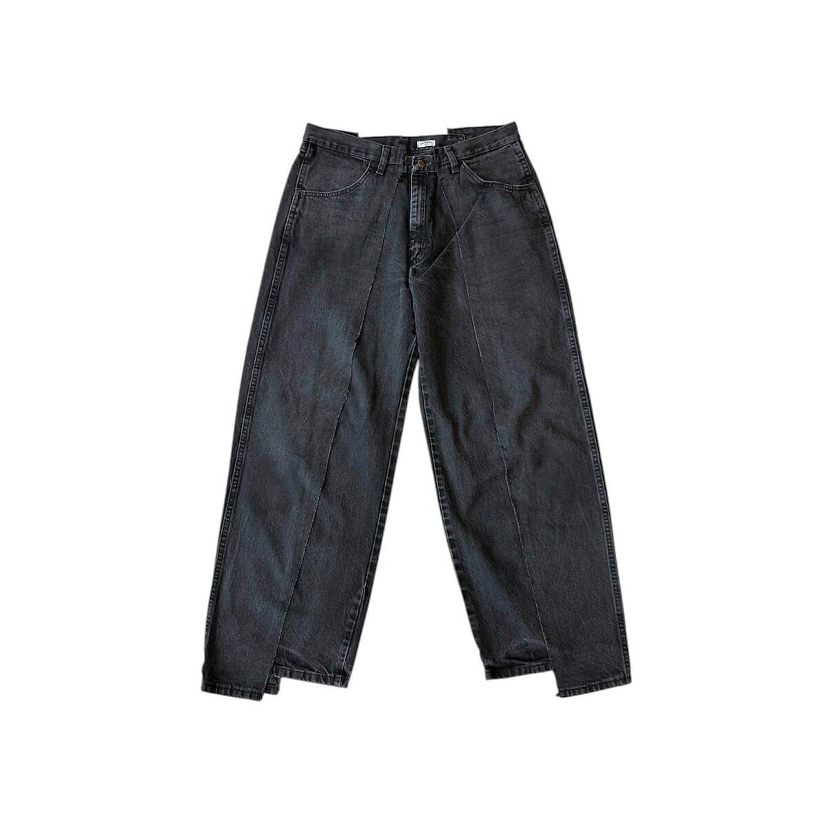 OLDPARK baggy jeans black -L - 画像3枚目