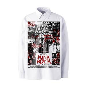 REBEL DREAD HARDWARE x TAGS WKGPTY The Rock Movie : Re-Cut Edition Shirt -white - 画像1枚目