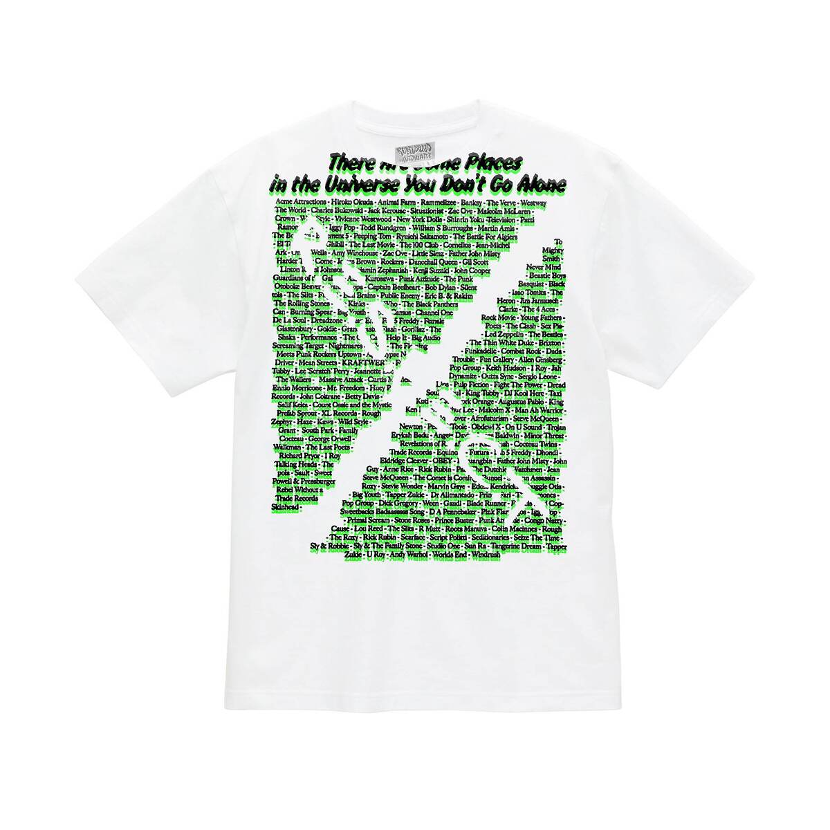 REBEL DREAD HARDWARE x TAGS WKGPTY Respectable Thing Over Print Edition Tee -white