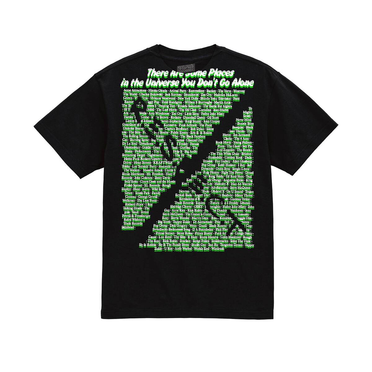 REBEL DREAD HARDWARE x TAGS WKGPTY Respectable Thing Over Print Edition Tee -black