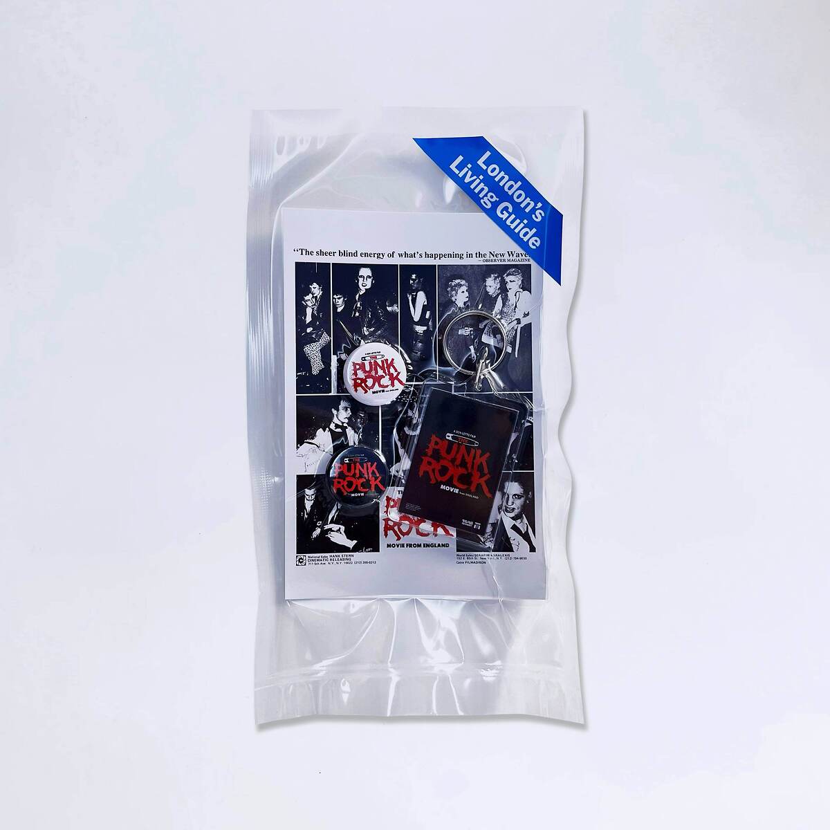 REBEL DREAD HARDWARE x TAGS WKGPTY The Punk Rock Movie Pin Button Set