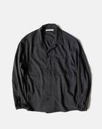 SHIRTS JACKET - Silk noil denim - 1
