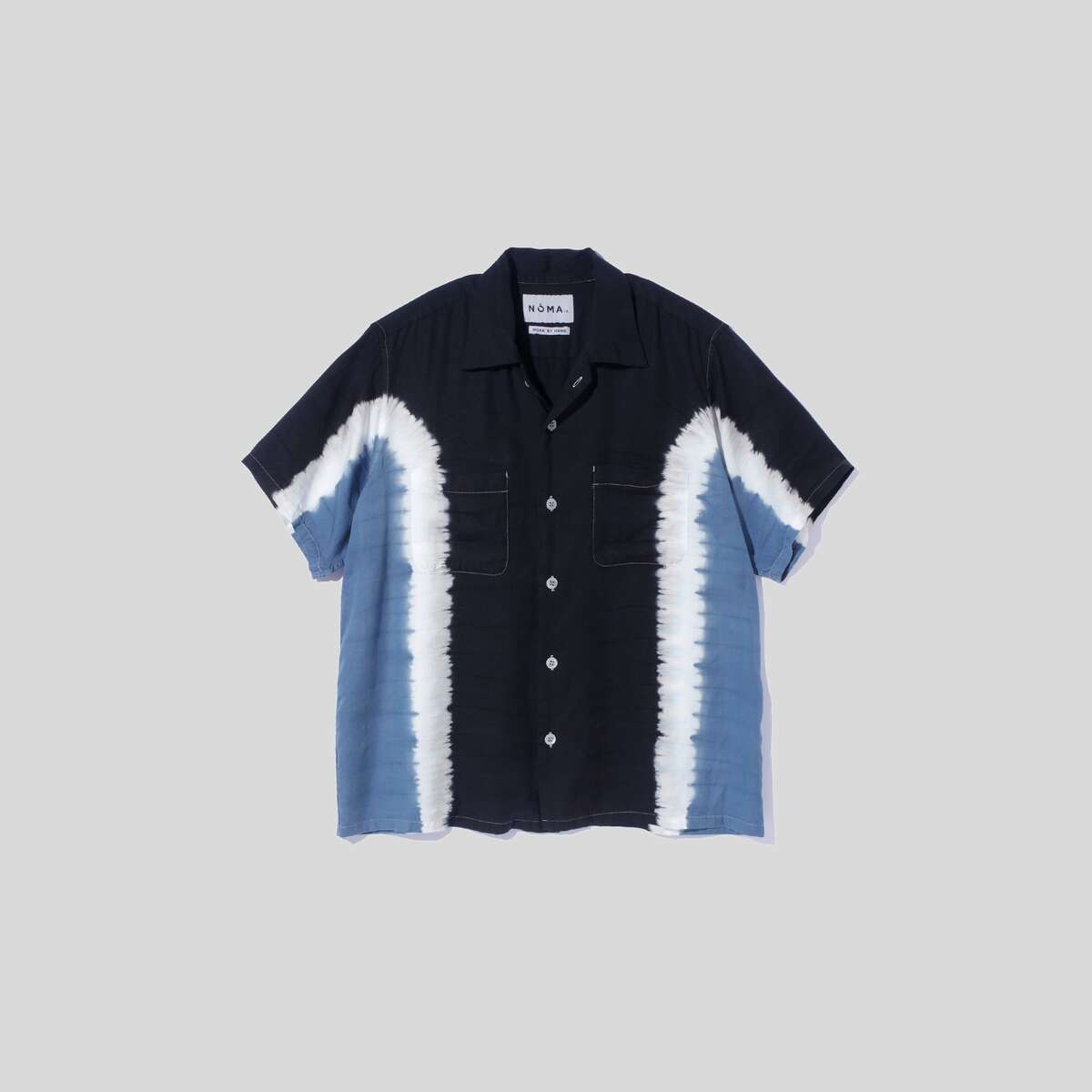 NOMA RHYTHM TEXTILE (ノーマリズムテキスタイル) / hand dyed shirts -side- black 1
