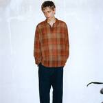 ENCOMING "PULLOVER POCKETS SHIRT" チェック スキッパーシャツ 3